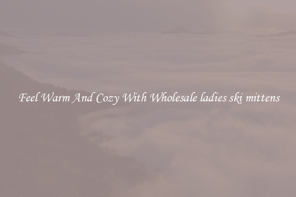 Feel Warm And Cozy With Wholesale ladies ski mittens