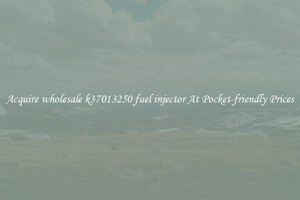 Acquire wholesale k37013250 fuel injector At Pocket-friendly Prices