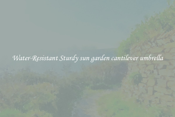 Water-Resistant Sturdy sun garden cantilever umbrella