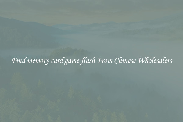 Find memory card game flash From Chinese Wholesalers