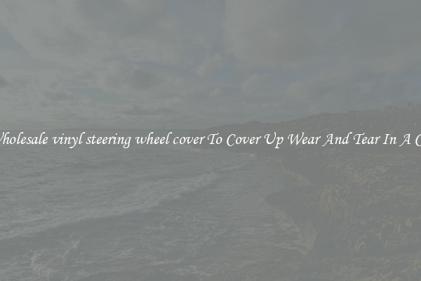 Wholesale vinyl steering wheel cover To Cover Up Wear And Tear In A Car
